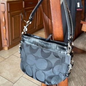 Coach small black purse
